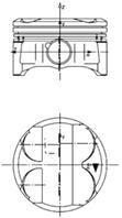 Поршнекомплект BMW N42B20/N45B16/N46B20 d84.0+0.50 KS