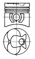 93444630 ks поршень MERCEDES 616/617 91.70mm