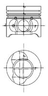 Поршень RENAULT 76 00 1 5DCi K9K d25 (пр-во KS)