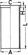 Гильза MB OM314 d97.0 рем. (A=101.0 C=104.0) KS Original