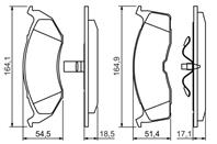 0 986 424 363_=GDB1236=447 20=573072B !колодки дисковые п. Chrysler Neon 99&gt/Co