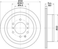 Диск тормозной (черный) ( min2)