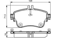 Тормозные колодки зад. JAGUAR S-Type 3.0v6 4.0v8 99-
