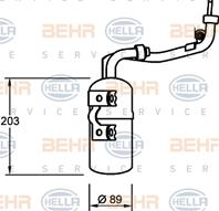 Осушитель FORD FOCUS II / C-MAX