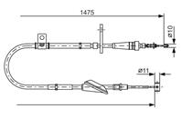 Трос ручника Трос ручника