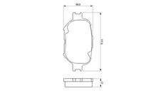 Колодки тормозные дисковые передние 0986424808 от компании BOSCH