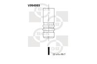 Клапан 22x6x99.7 frd fiesta iv 1.25 16v 95-02 ex