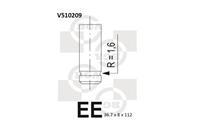 КЛАПАН 36.7x8.0x122.0 EX FIAT NEW DAILY 2.5 TD 90-