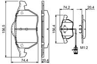 0 986 460 937_=390 02=FDB590=571512B !колодки дисковые п. Audi 100 91-94/A4 95-