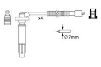 0 986 357 262_к-кт проводов! Subaru Forester 2.0i 97-02