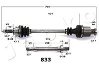 Полуось приводная