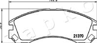 Колодки тормозные передние PSA C-Crosser, Peugeot 4007, Mitsubishi