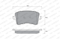 Колодки зад audi a4a5q5