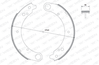 Тормозные колодки барабанные