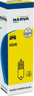 Лампа H6W Range Power Blue+ 12V 6W BAX9s min10