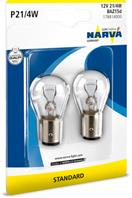 Лампа p21 4w 12v (к-кт 2 шт в блистере)