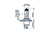 Лампа hb2 9003 range power blue+ 12v 67 60w