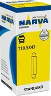 Лампа 24V C10W SV8.5-8 41мм двухцокольная NARVA