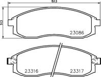 Колодки тормозные дисковые