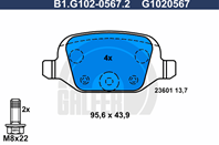 Колодки торм.зад. Колодки торм.зад.