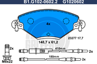 Колодки тормозные дисковые