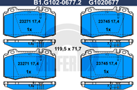 Колодки тормозные дисковые