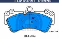 Колодки тормозные дисковые