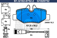 Колодки тормозные дисковые