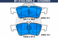 Колодки тормозные дисковые
