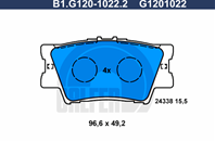 Колодки тормозные дисковые