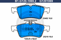 Колодки тормозные дисковые