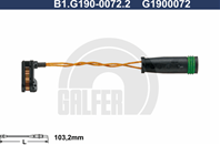 Датчик износа торм.колодок пер. [103mm]