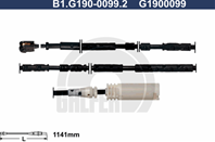 Датчик износа торм.колодок зад. [1141mm]