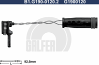 Датчик износа торм.колодок пер.[93mm]