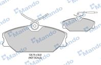 Колодки тормозные RENAULT Laguna,Megane,Safrane передние (4шт.) MANDO