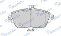 Колодки тормозные MERCEDES A (W176),B (W246),CLA (13-) передние (4шт.) MANDO