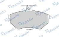 Колодки тормозные VW Golf 3,Caddy (95-04),Polo (95-01) передние (4шт.) MANDO