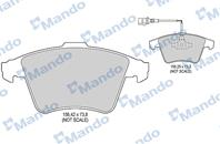 Колодки тормозные VW Touareg (06-10) передние (4шт.) MANDO