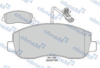 Колодки тормозные RENAULT Master 2 передние (4шт.) MANDO