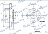 Диск тормозной передняя ось 256*24*45 2 вентилируе