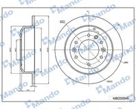 Диск тормозной KIA Carnival (06-) задний (1шт.) MANDO