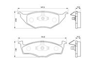 Колодки тормозные дисковые 0986424502 от производителя BOSCH Колодки тормозные дисковые 0986424502 от производителя BOSCH
