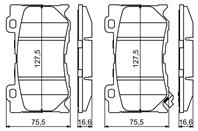 Колодки торм.пер. infinity fx 08- g q70 qx70 370z