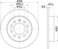 Диск тормозной ЗАКАЗЫВАТЬ КРАТНО ДВУМ!!!