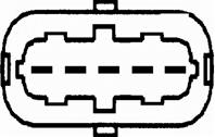Расходомер воздуха (5 pin) ALFA ROMEO 147 FIAT MAREA, MULTIPLA, PALIO, STILO, STRADA 1.9D/2.4 01.01