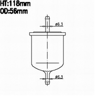 Фильтр топливный js fs311j