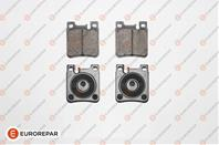 Колодки тормозные дисковые MERCEDES W202/W203 01>, rear