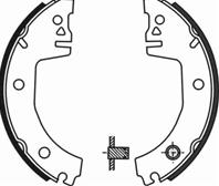 Барабанные тормозные колодки задние C0S001ABE от производителя ABE Барабанные тормозные колодки задние C0S001ABE от производителя ABE