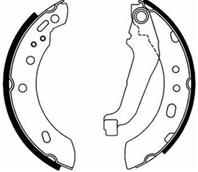 Колодки тормозные барабанные C01043ABE от производителя ABE Колодки тормозные барабанные C01043ABE от производителя ABE