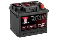 Аккумулятор Yuasa YBX3000 SMF 45 А/ч о/п 440 А размер 207*175*175
